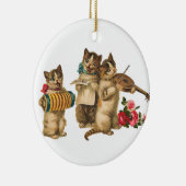 Musikkatzen Keramik Ornament (Rechts)