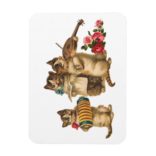 Musikkatzen Magnet (Vertikal)