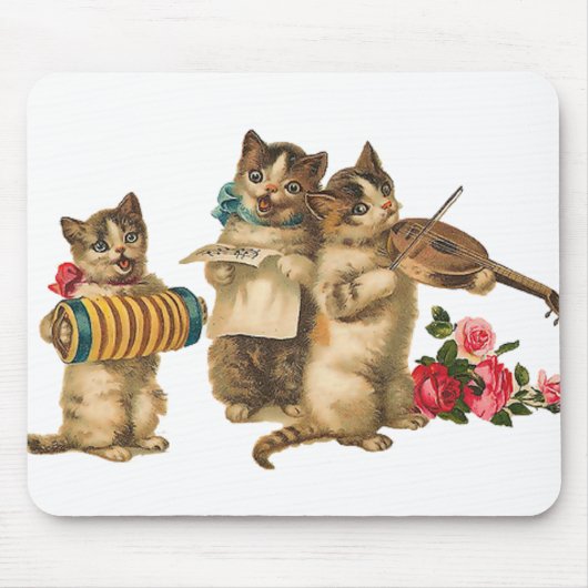 Musikkatzen Mousepad (Vorne)