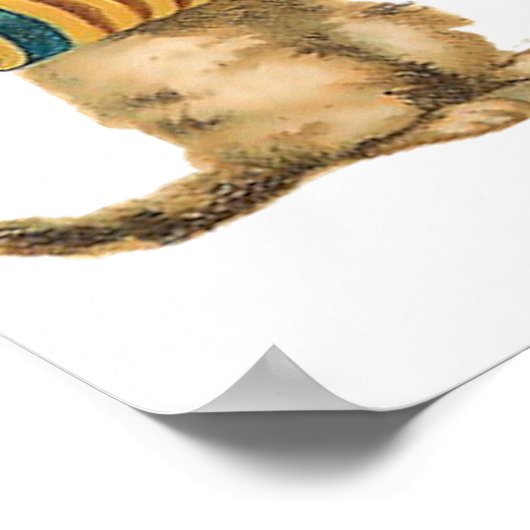 Musikkatzen Poster (Ecke)