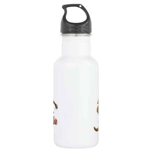 Musikkatzen Trinkflasche (Rückseite)