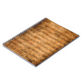 Musikkerbenotizbuch Notizblock (Linke Seite)