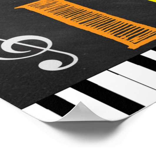 Musikklasselposter Poster (Ecke)