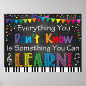Musikklasselposter Poster (Vorne)