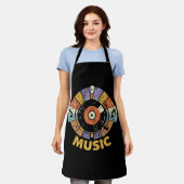 Musikklassiker Retro Schürze (Getragen)