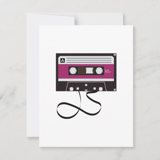 Musikklassisches Kassettenband Vintag Retro der 80 (Vorderseite)