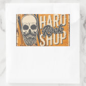 Musikklub Rechteckiger Aufkleber (Tasche)