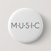 Musikkolote Dots Musiker Button (Vorderseite)