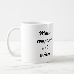 Musikkomponist und Schriftsteller Kaffeetasse