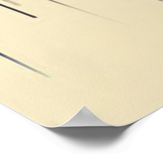 Musikkomposition - lyrisch abstraktes Stück 18 Poster (Ecke)