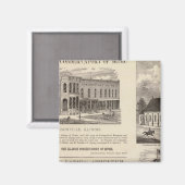 Musikkonservatorium, Schule, Kirche Magnet (Vorderseite/Rückseite)