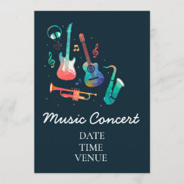 Musikkonzert für Kinder und Studenten Einladung