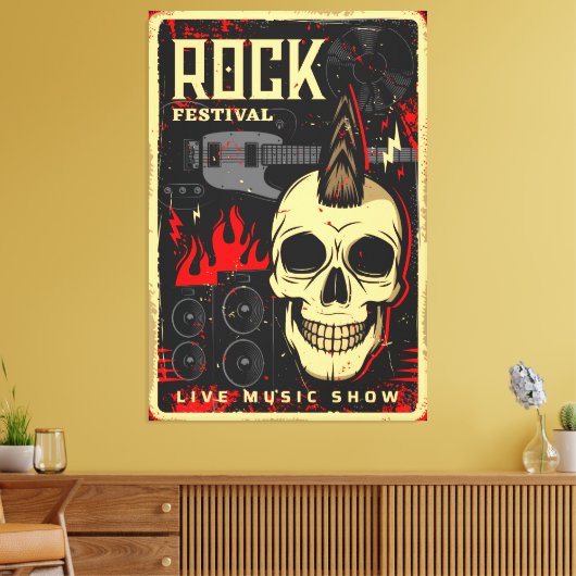 Musikkonzert Leinwanddruck (Insitu (Wohnzimmer))