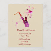 Musikkonzert Rezension Flyer (Vorne)