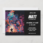 Musikkonzerte Gitarrist Einladung (Vorderseite)