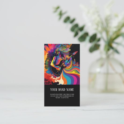 Musikkonzerte Visitenkarte (Stehend Vorderseite)