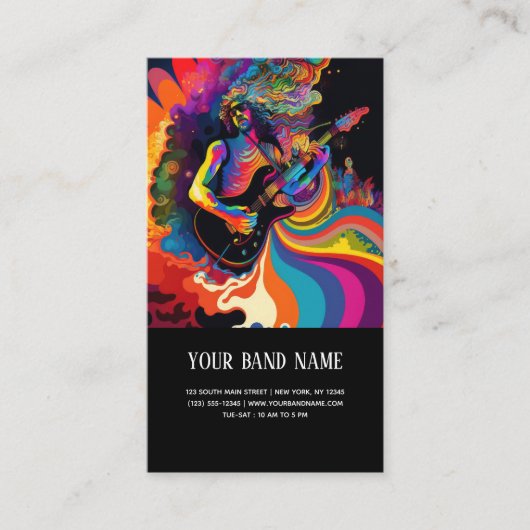 Musikkonzerte Visitenkarte (Vorderseite)