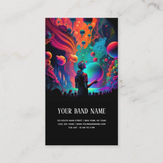 Musikkonzerte Visitenkarte (Vorderseite)