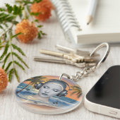 Musikkopfhörer Schlüsselanhänger (Vorderseite rechts)