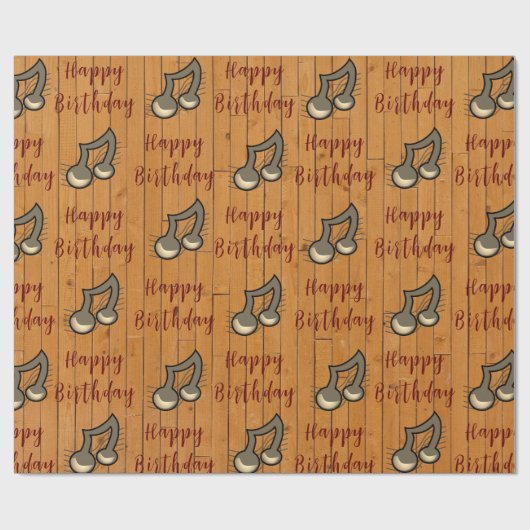 Musikkopie Geschenkpapier (Flach)