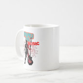 Musikkrieger Kaffeetasse (Vorderseite Links)