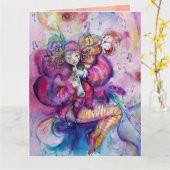 MUSIKKULTUR MIT PINKEN GLITZERN Happy Birthday Karte (Gelbe Blume)