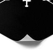 Musikkunst / Gitarre Poster (Ecke)