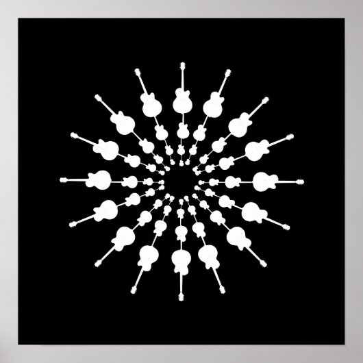 Musikkunst / Gitarre Poster (Vorne)