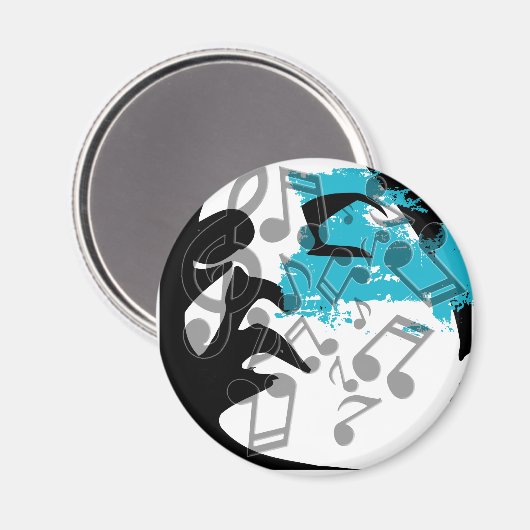 Musikkunst Magnet (Vorderseite/Rückseite)