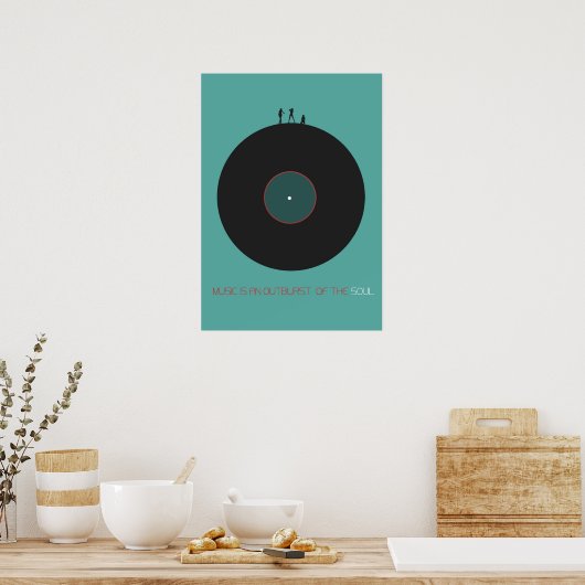Musikkunst Poster (Küche)