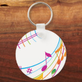 Musikkunst Schlüsselanhänger (Vorderseite)