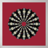 Musikkunst / Vinyl-Platten Poster (Vorne)