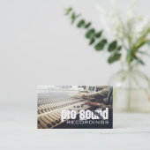 Musikkünstler des beruflichen Tonstudios Visitenkarte (Stehend Vorderseite)