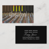 Musikkünstler des beruflichen Tonstudios Visitenkarte (Vorne/Hinten)