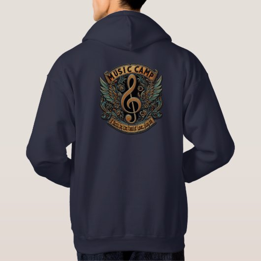 Musiklager Hoodie (Rückseite)
