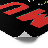 Musiklasszimmer Vocal Orchester Band Piano Rock Poster (Ecke)