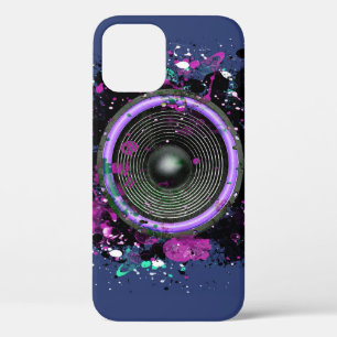 Musiklautsprecher und gespritzte Farbe Case-Mate i iPhone Hülle