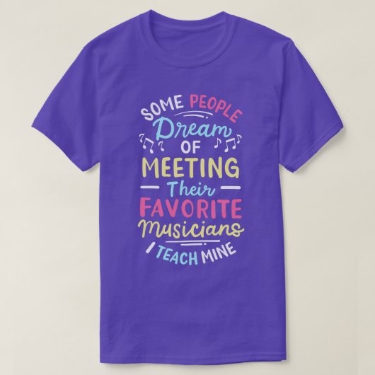 Musiklehrer 1 T-Shirt (Design vorne)