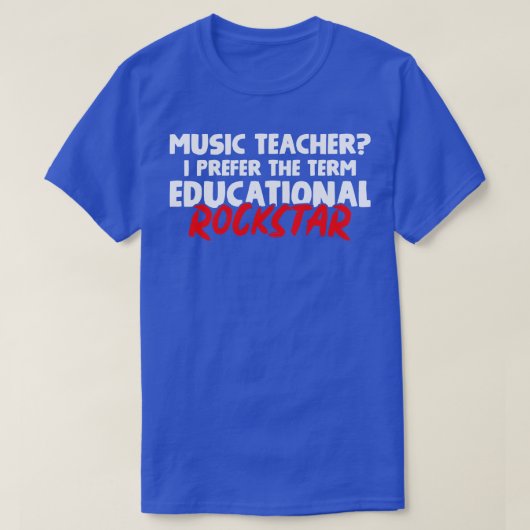 Musiklehrer 5 T-Shirt (Design vorne)