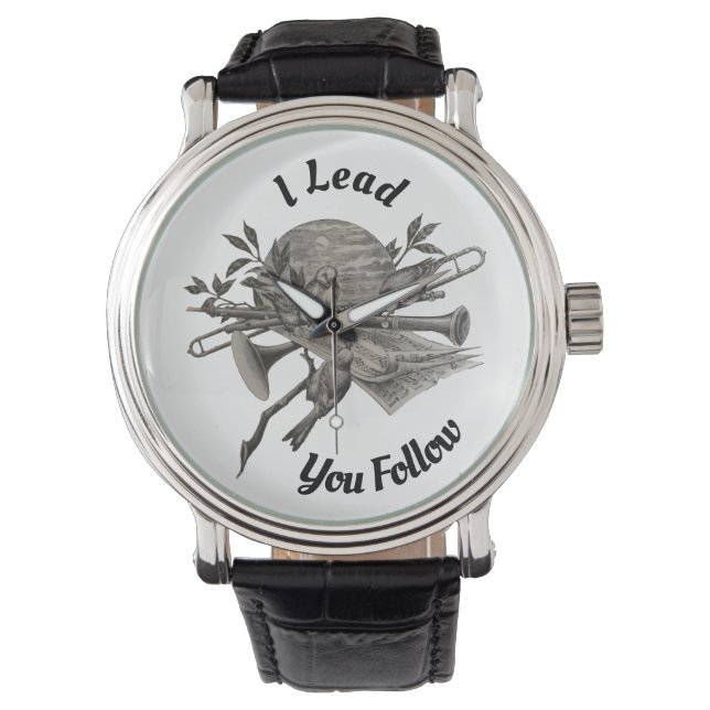 Musiklehrer Band - Bewertung der Musikklasse Armbanduhr (Vorderseite)