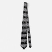 Musiklehrer Blackboard Chalk Necktie Krawatte (Vorderseite)