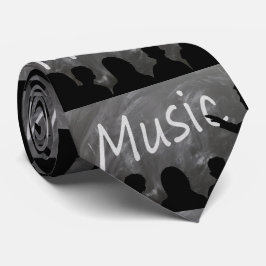 Musiklehrer Blackboard Chalk Necktie Krawatte
