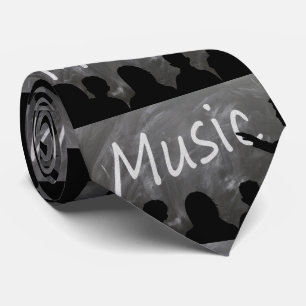 Musiklehrer Blackboard Chalk Necktie Krawatte
