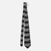 Musiklehrer Blackboard Chalk Necktie Krawatte (Rückseite)