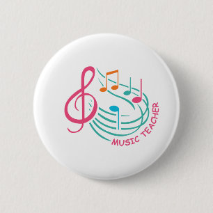 Musiklehrer Button