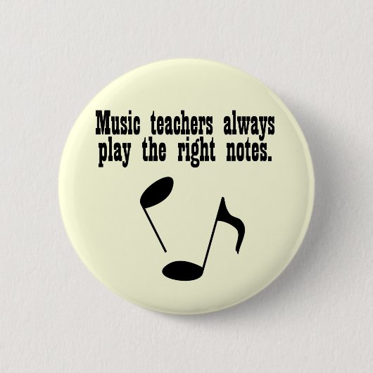 Musiklehrer Button (Vorderseite)