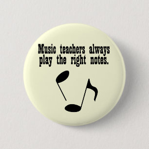 Musiklehrer Button