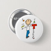 Musiklehrer Button (Vorne & Hinten)
