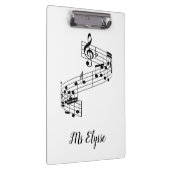 Musiklehrer-Clipboards - Musikalische Notizen mit  Klemmbrett (Rechts)