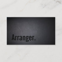 Musiklehrer Cool Black Out Minimalistisch